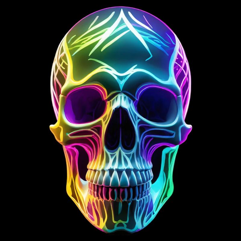 Neon Skull