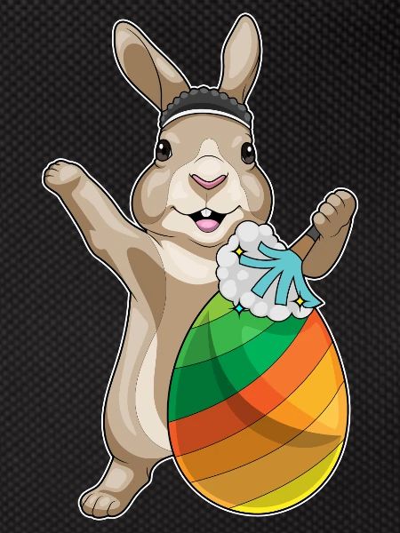 Easter Bunny Easter Cleaning