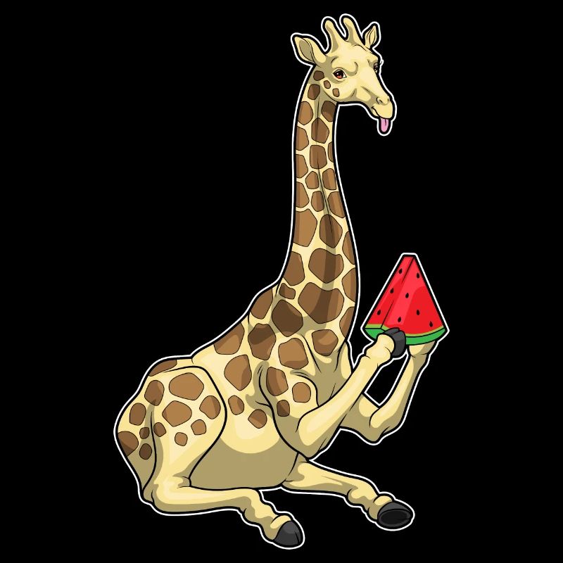 Girafe Pastèque