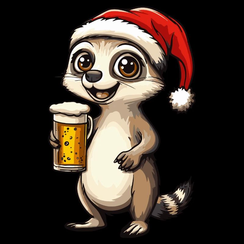 Suricate Bière de Noël Drôle