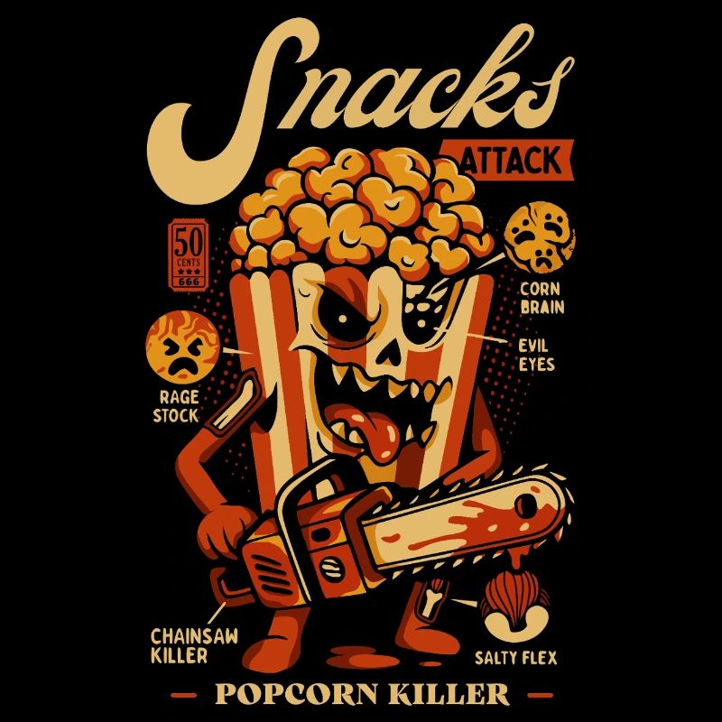 Slasher Snacks Attacks Popcorn Killer