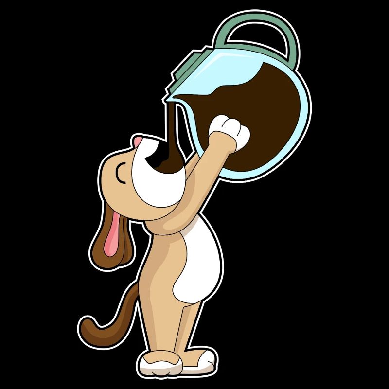 Cafetière pour chien