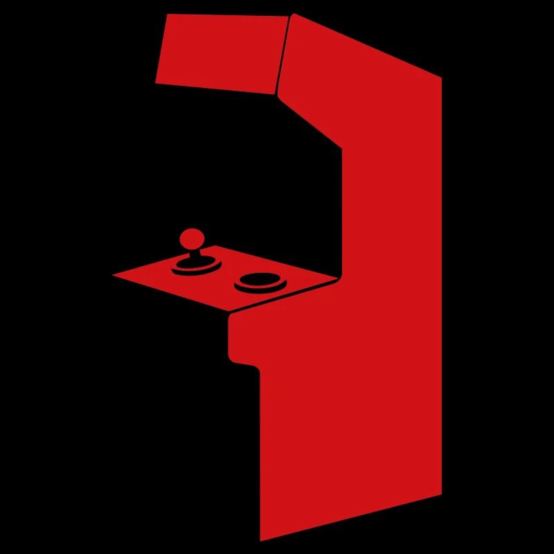 Game: Retro Arcade Art in Red