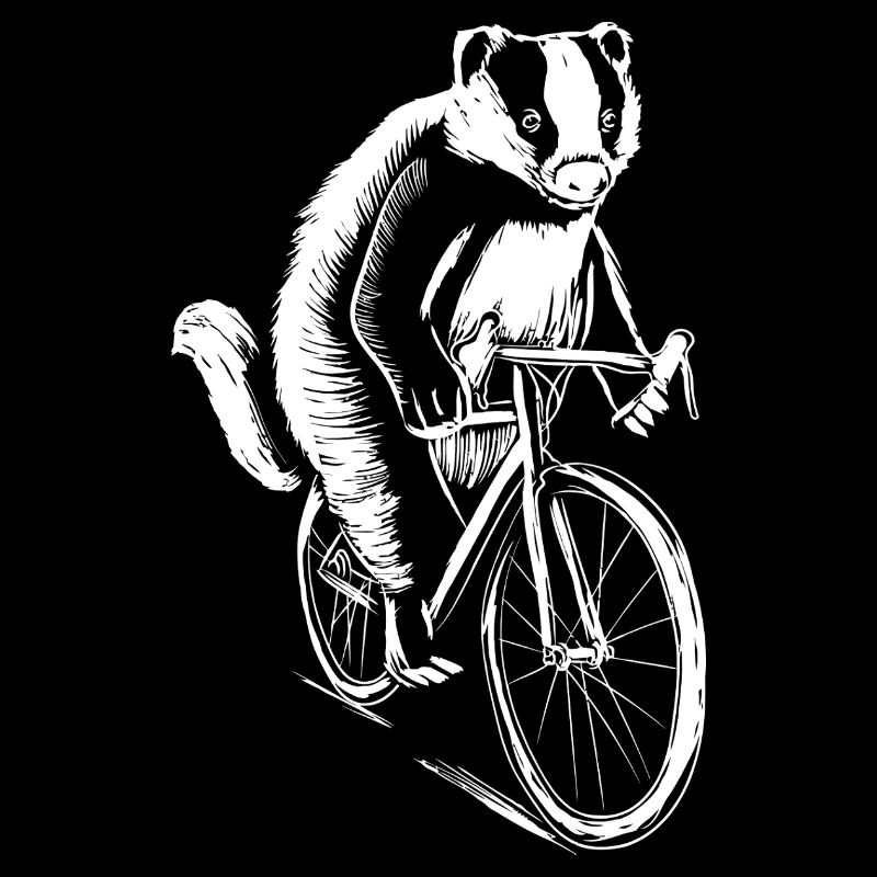 Meerkat Cyclist Sketch Tee