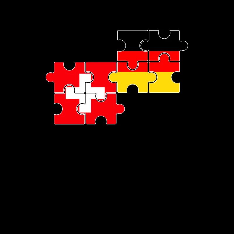 Schweiz Deutschland Flagge Deutsch Schweizer