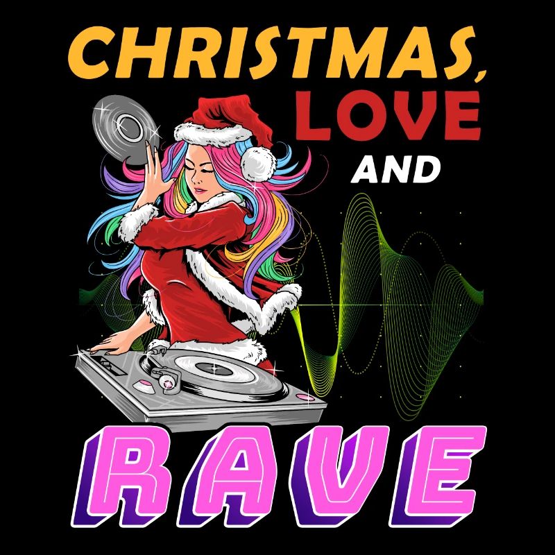 La Mère Noël sur la piste de danse ! Techno de Noël