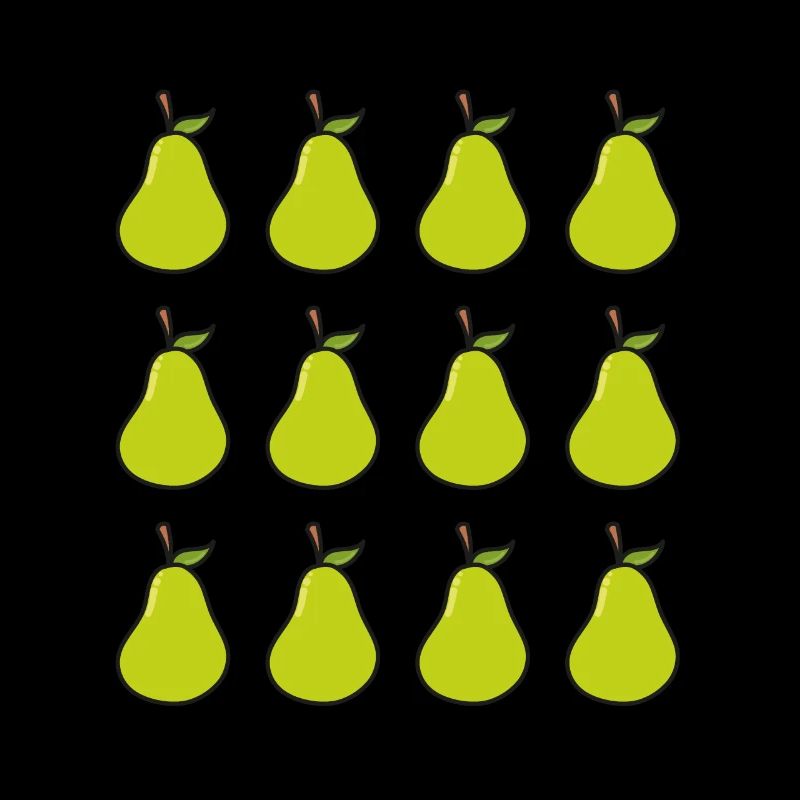 Pear pattern fruit