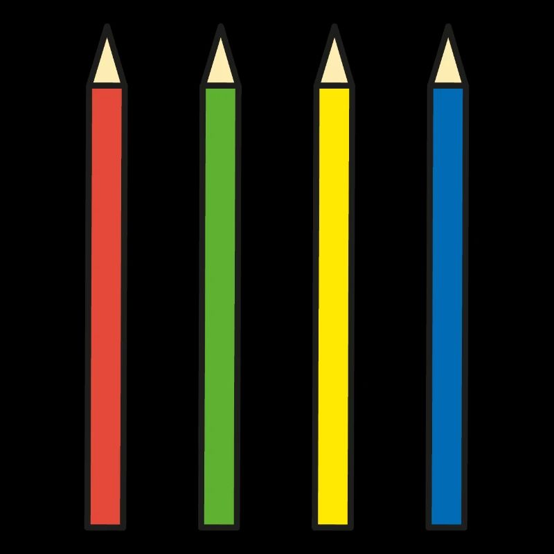 Crayons crayons de papeterie