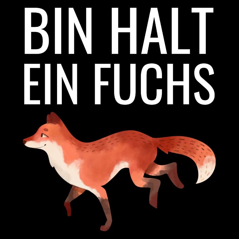 Lustiges Geschenk Waldbewohner Waldtier Fuchs