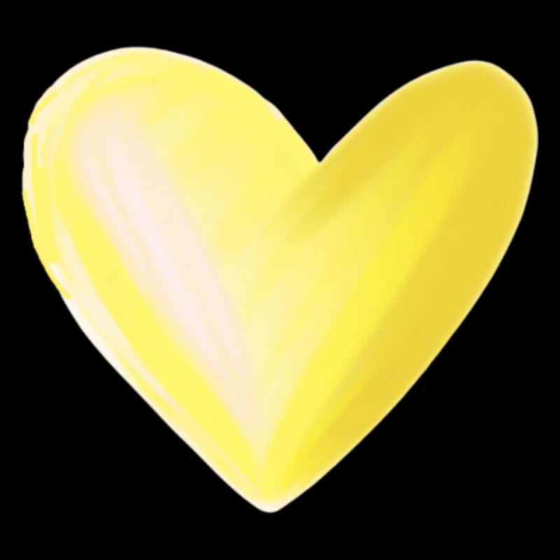 Heart yellow gift idea