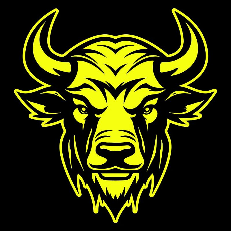 Bulle Kopf Porträt Tier Taurus Symbol