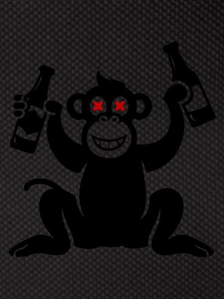 Monkey Beer Drunk