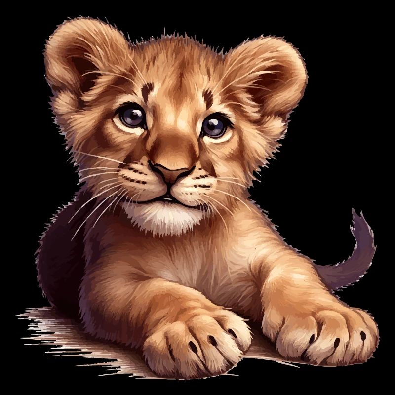 Little (Cute Lion Cub)
