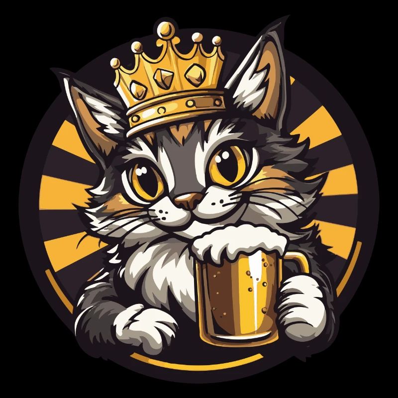 Bande dessinée sur la bière de chat