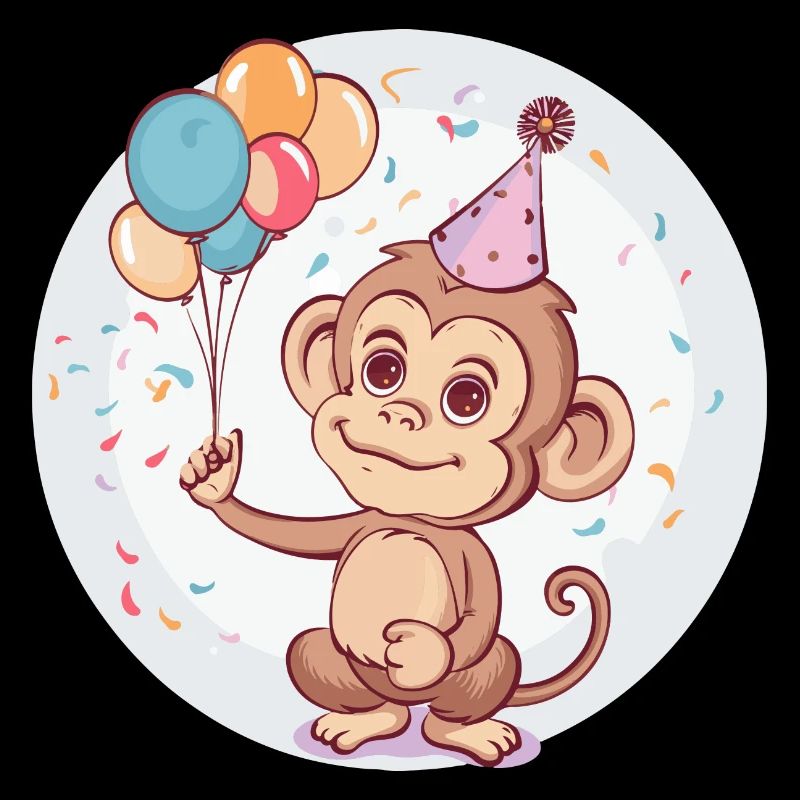 Monkey Birthday Comic