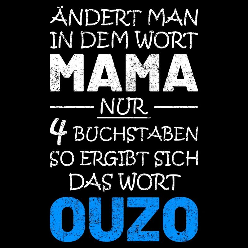 Ouzo Schnaps Saufen Geschenkidee