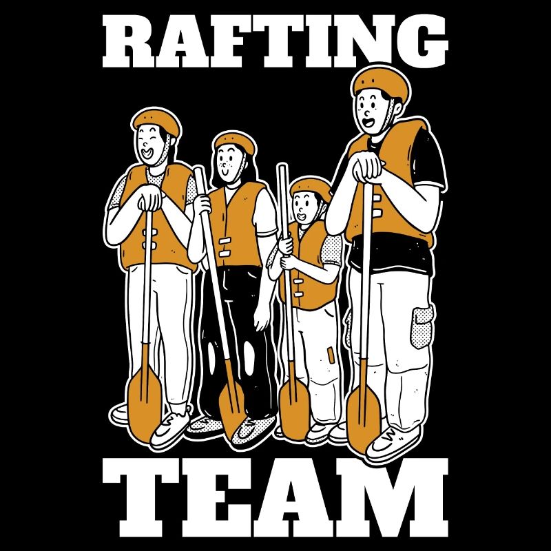 Rafting Team Outfit for Teams Boating Mountains