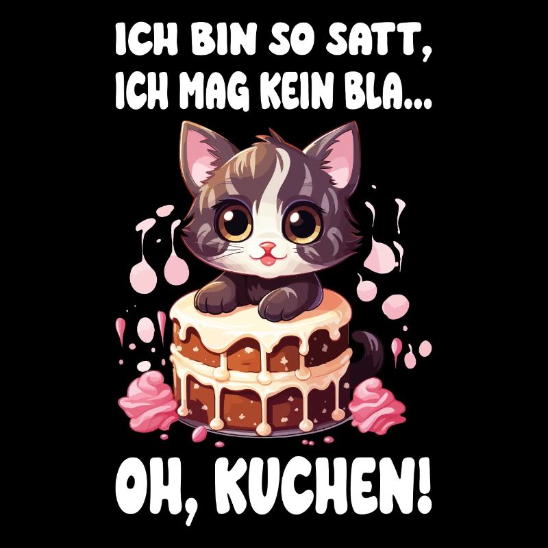 Cat Cake Pie Sweet Tooth Baking Sweet Funny