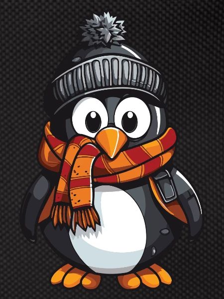 Penguin Winter Comic