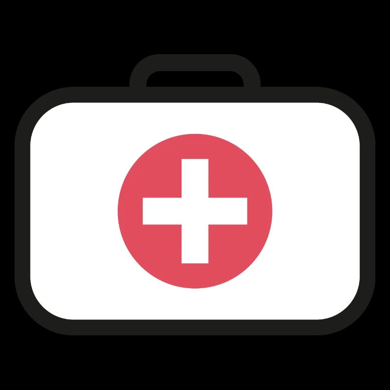 First aid medicine suitcase