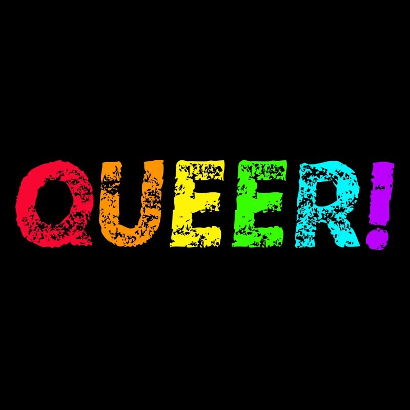 Queer! Geschenkidee Regenbogen LGBTQ+ Pride Month