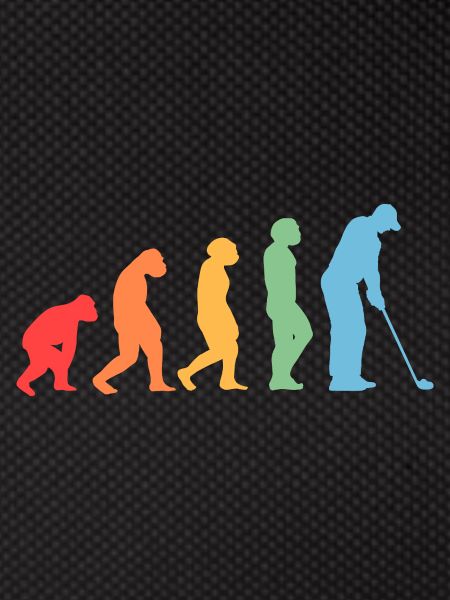 Golfspieler Evolution Golf