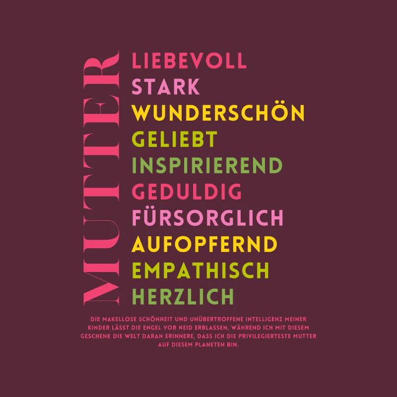 Tolle Mutter von Geschwistern - Muttertag