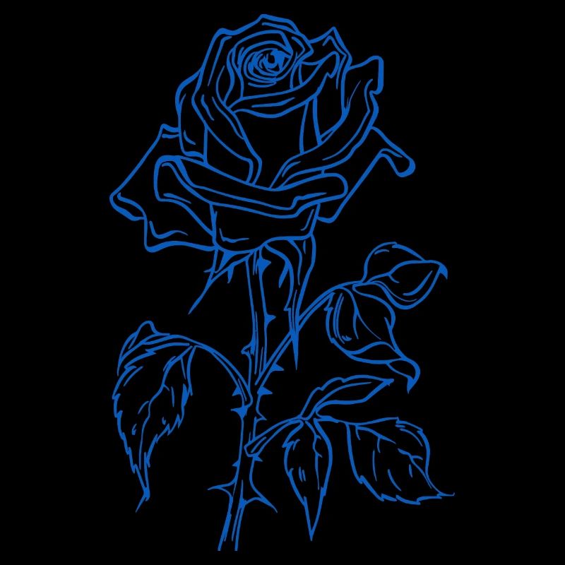 Blaue Rose