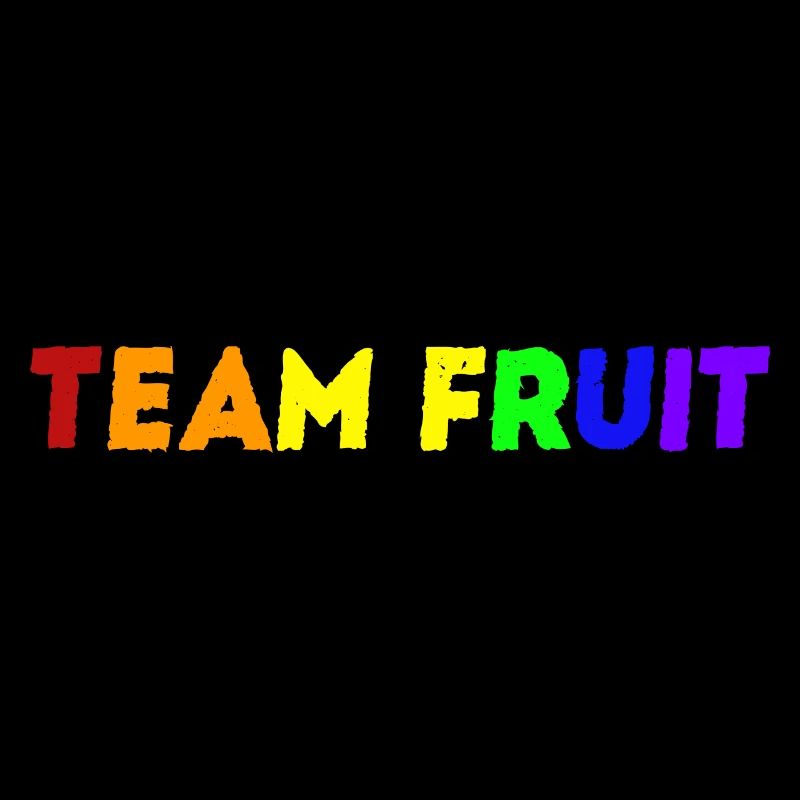 Team Fruit Geschenkidee vegan Frutarier Früchte