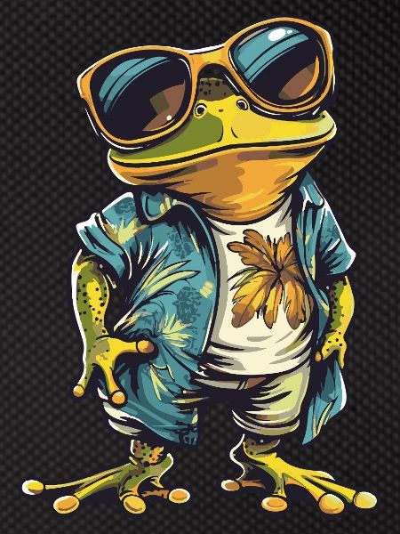 Frog Funny Summer