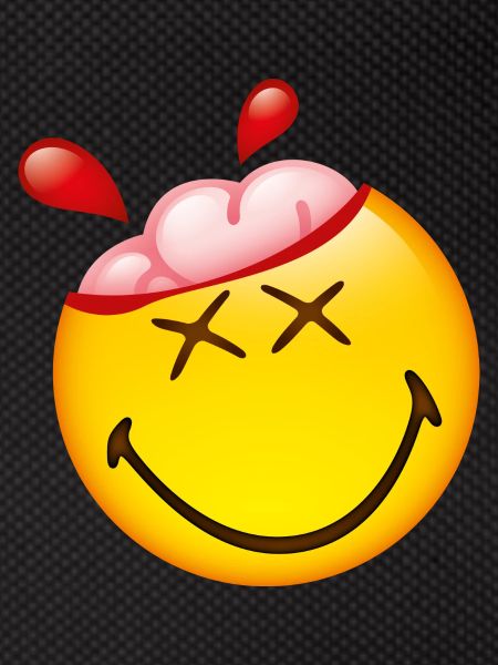 Smiley Glossy Happy Brain