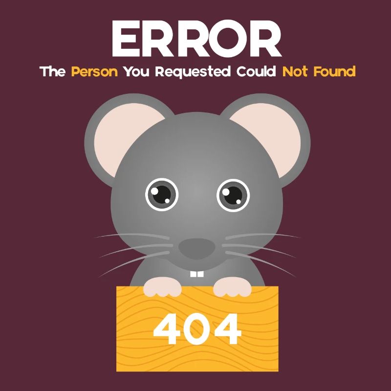 Error 404 Mouse