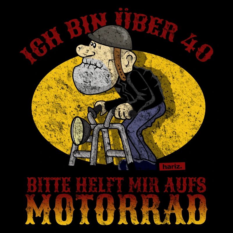 Ich Bin Über 40 Bitte Helft Mir Aufs Motorrad 40 G