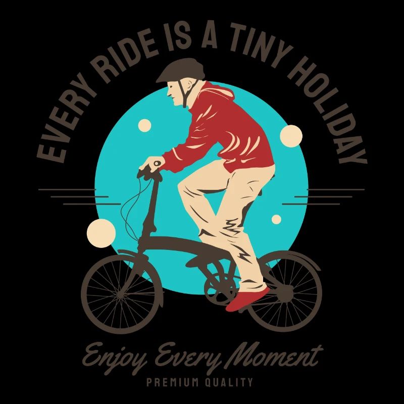 Every Ride is a tiny holiday - folding bicycle