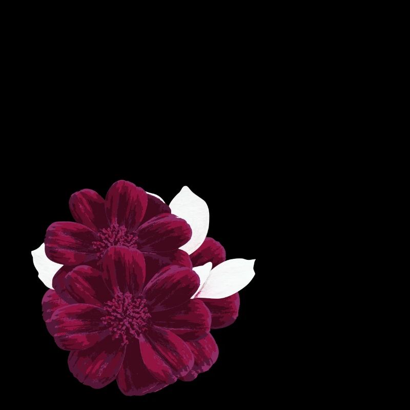 letter L flowered