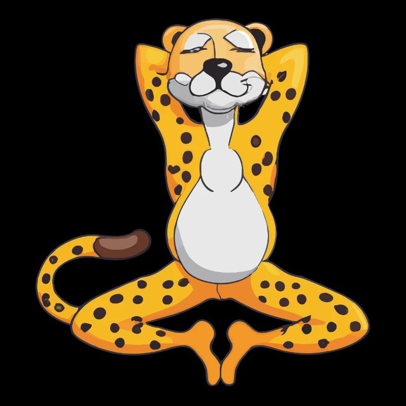 Idée cadeau de repos et de refroidissement de guépard