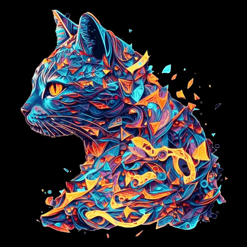 Chat domestique vectoriel pour chaton et amis chats