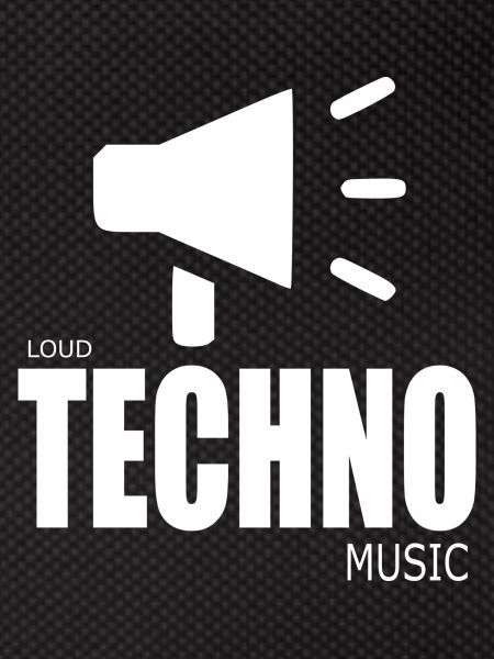 loud techno music