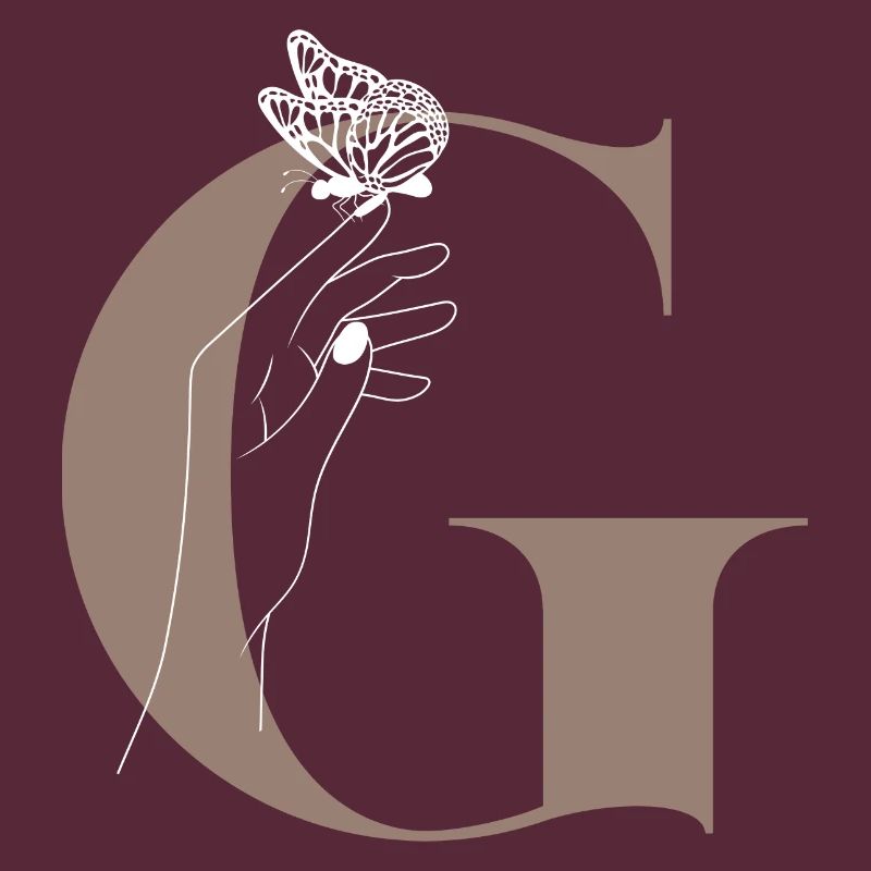 letter G Magic butterfly