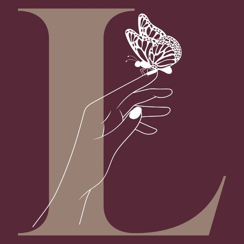 Letter L Magic Butterfly