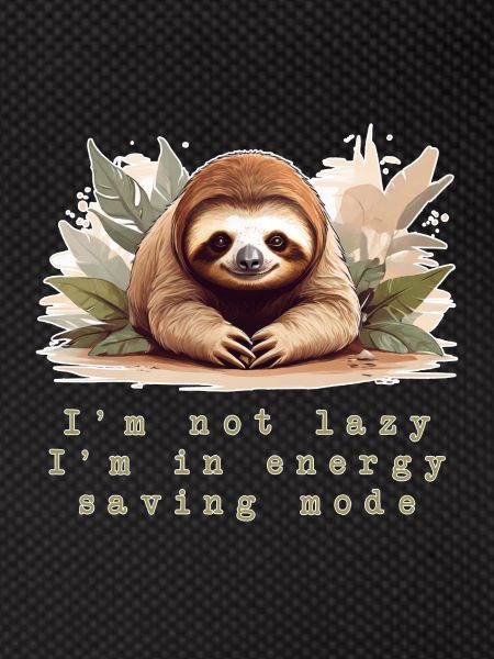 I'm not lazy