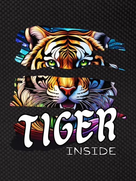 Tiger inside.