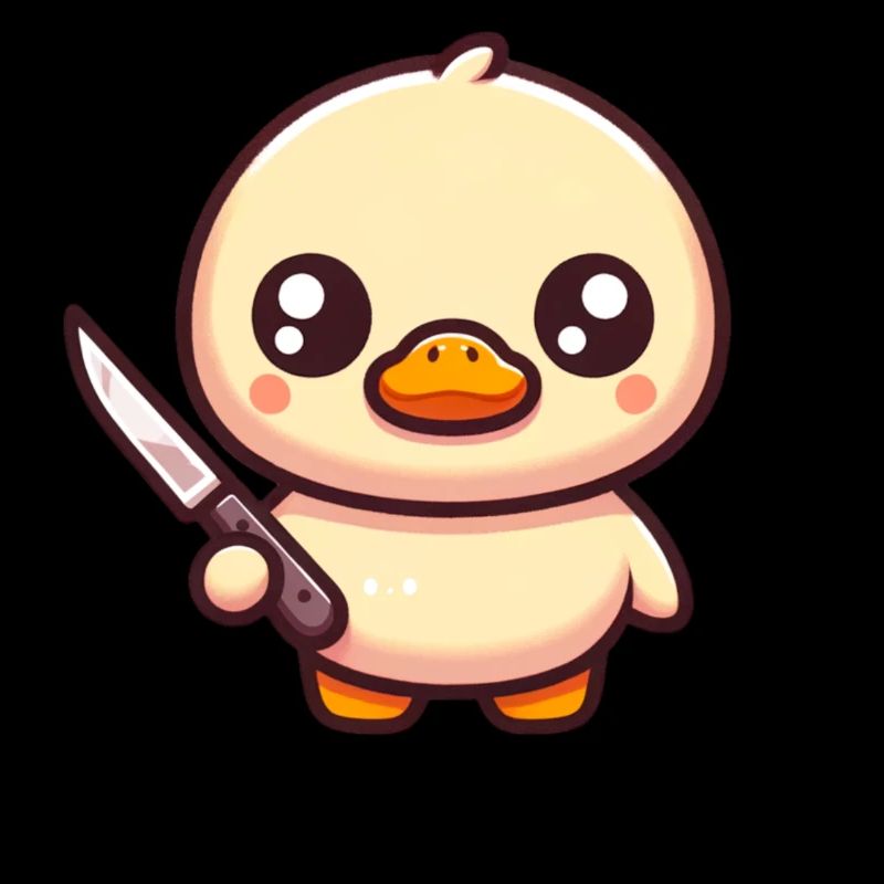 i choose violence duckling