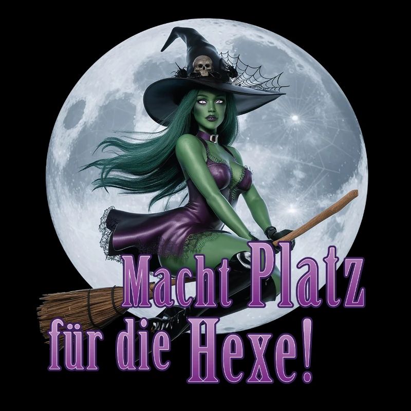 Hexe und Vollmond 03
