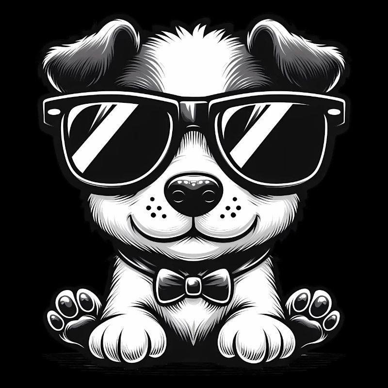 Chien teckel mignon