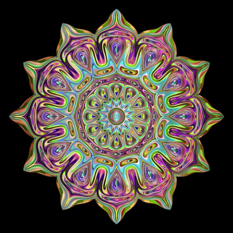 Mandala Psychedelisch