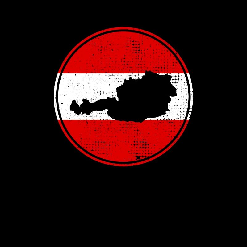Austria Map Austrian flag