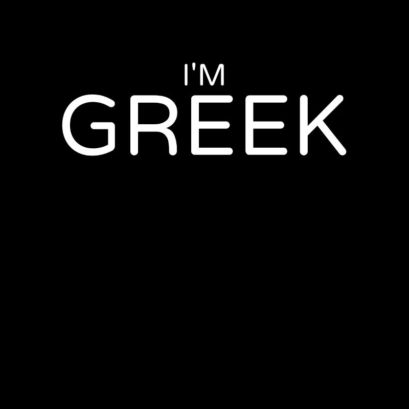 Je suis grec Grèce Grec fier grec