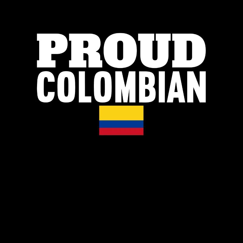 Fier drapeau colombien colombien