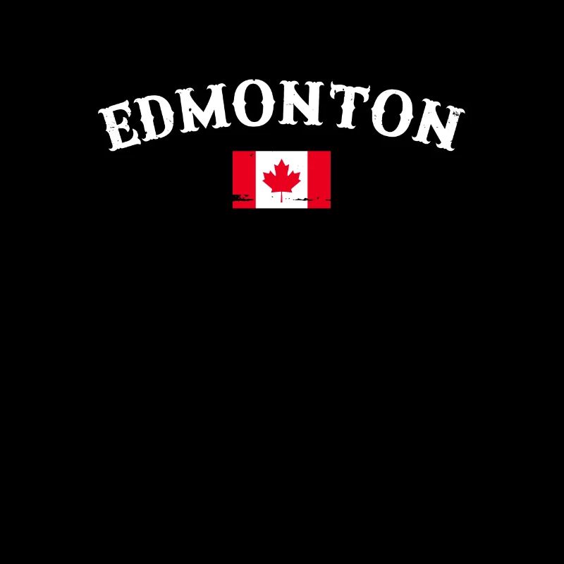 Edmonton Vintage Canada Drapeau canadien Canadien